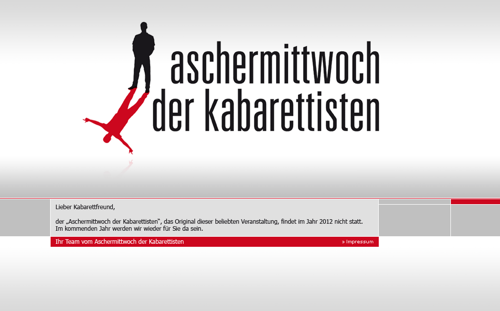 Aschermittwoch der Kabarettisten